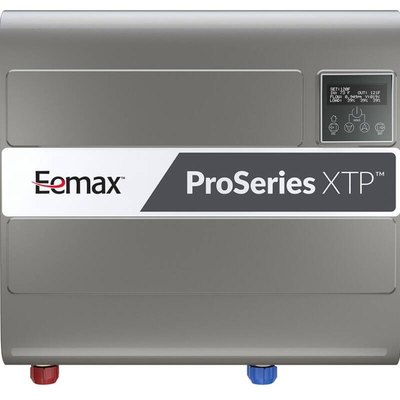 Eemax XTP020480 20 kW Thermostatic Electric Tankless Water Heater - Grey