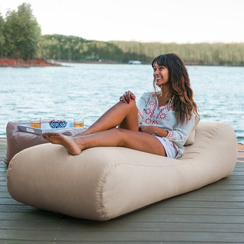 Jaxx Arlo Outdoor Bean Bag Lounge with Pillow