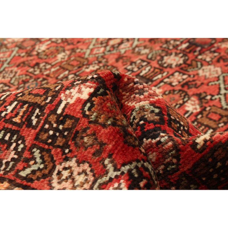 ECARPETGALLERY Hand-knotted Andelz Copper Wool Rug - 3'5 x 9'11