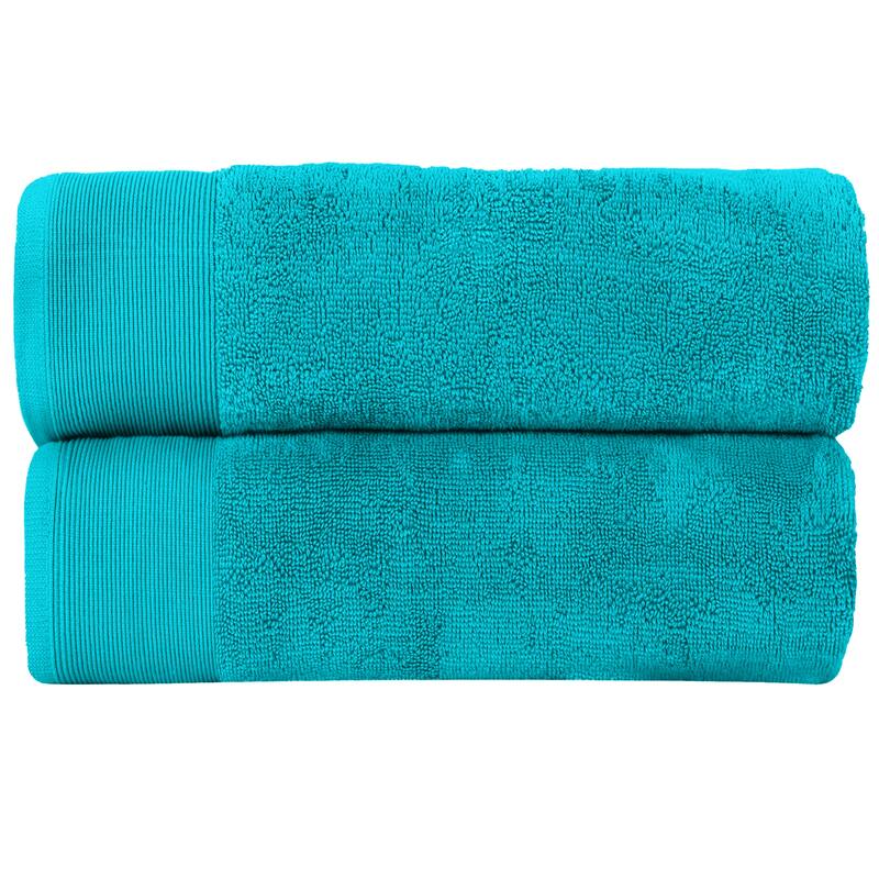Fabstyles Camelot Bath Towel 600 GSM Zero-Twist Cotton Set of 2 - 27"x52"
