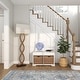 preview thumbnail 23 of 62, Brown Dried Plant Material Rustic Floor Lamp 63 x 18 x 18