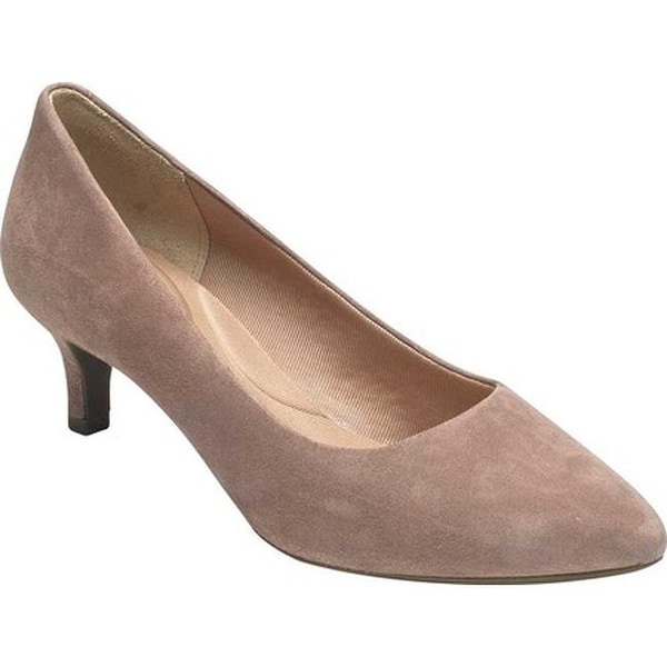 taupe patent leather pumps