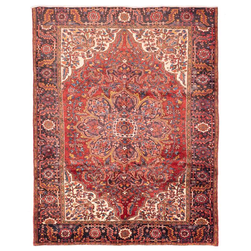 ECARPETGALLERY Hand-knotted Sarabi Red Wool Rug - 8'6 x 10'11