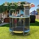 preview thumbnail 25 of 39, Kids Trampoline, Adjustable Toddler Trampoline with Safety Enclosure