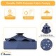 preview thumbnail 14 of 35, Clihome 11Ft Solar Tube Light Aluminum Patio Umbrella with Base