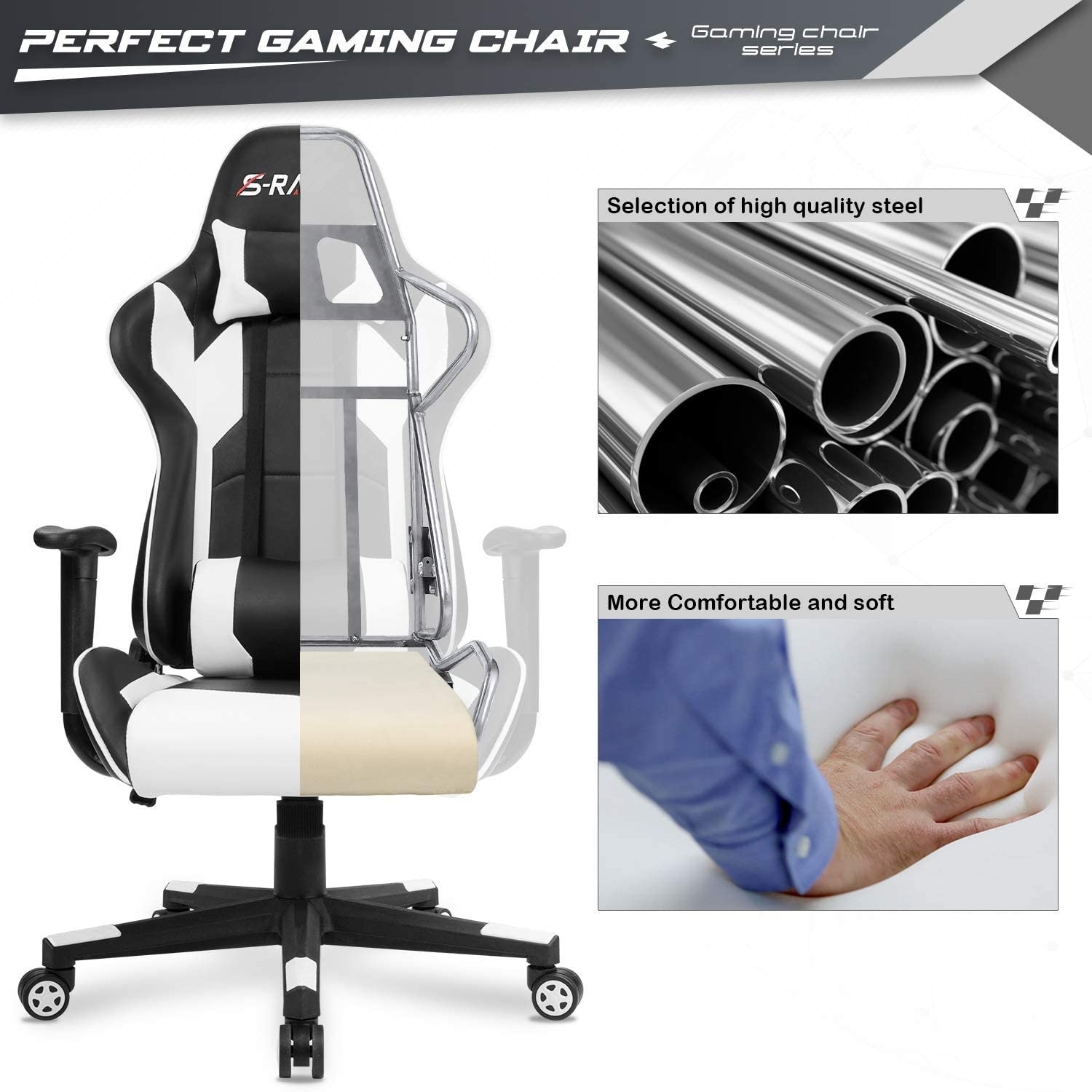 Furniwell top gaming recliner