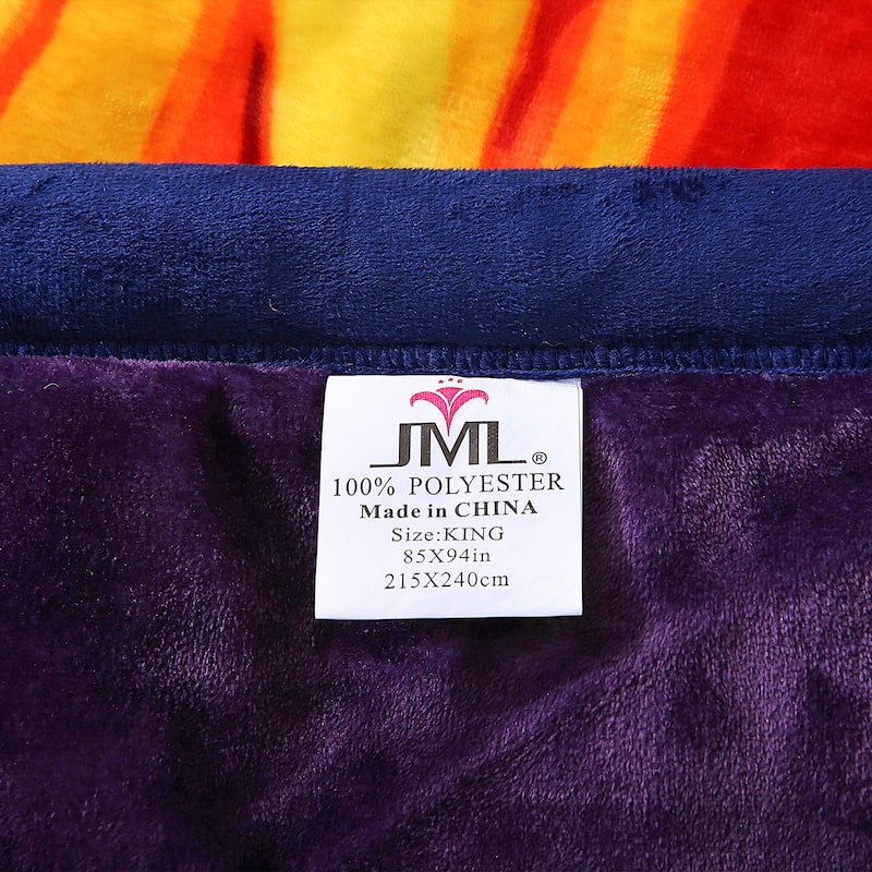 3 Ply Reversible Fleece Comforter for Winter 85"x93" 8lbs