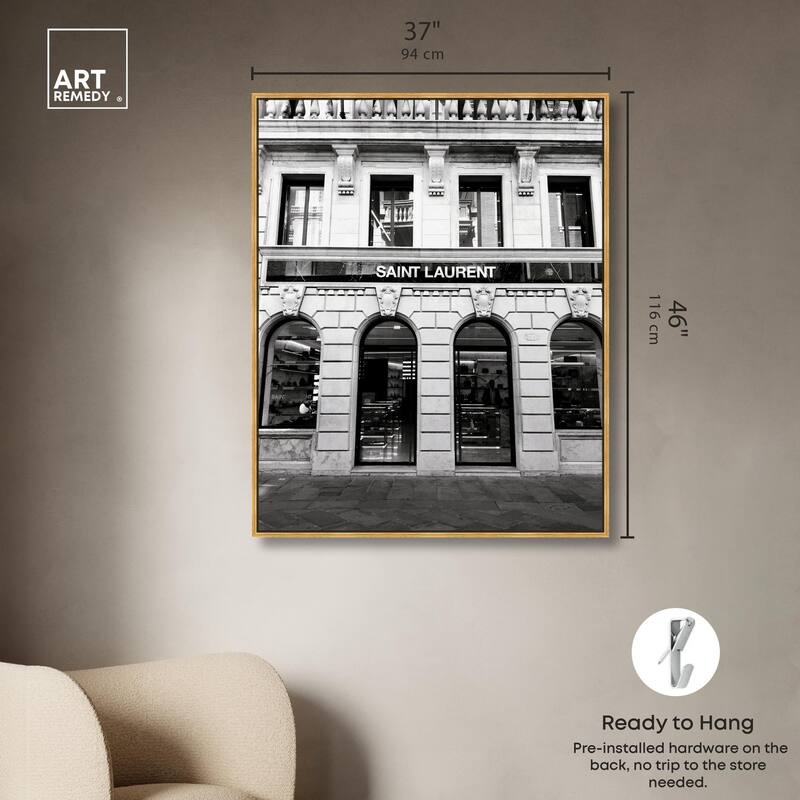 Glam Store front II Canvas by Art Remedy