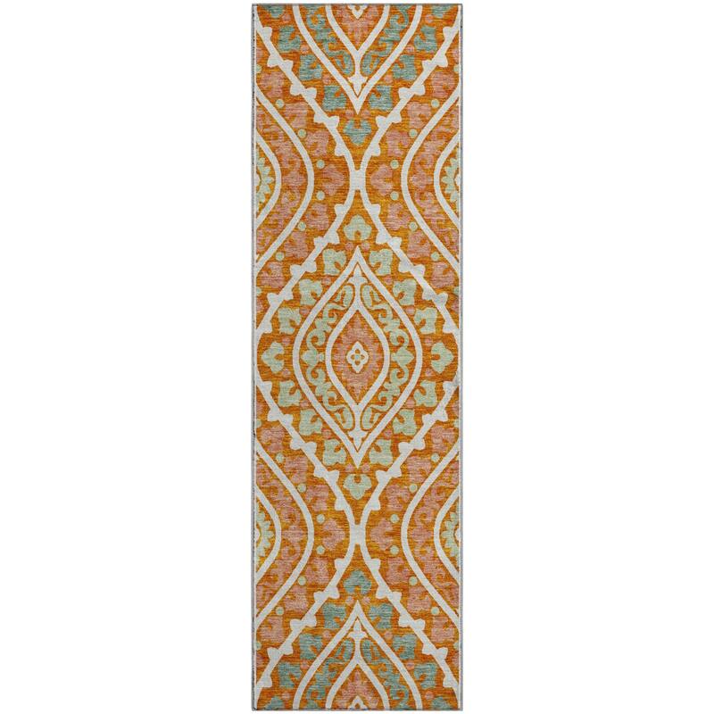 Premium Washable Super Soft Diamond Medallions Mayfield Rug