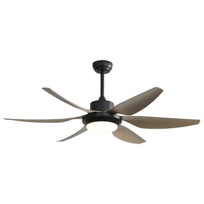 54 Inch Indoor Ceiling Fan With Dimmable Led Light