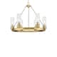 Option Brushed Brass / Striped Clear