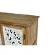 preview thumbnail 10 of 14, GDF Studio - Marseille 60" Antique Natural 4-Door Carved Accent Sideboard