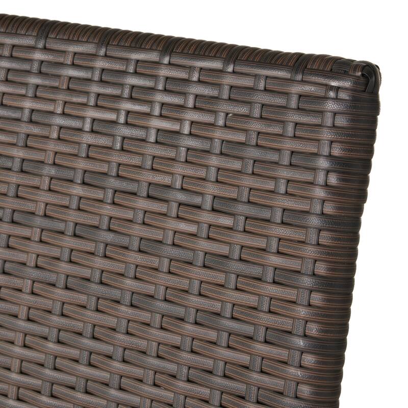 San Pico Outdoor Wicker Chairs (Set of 4) by Christopher Knight Home