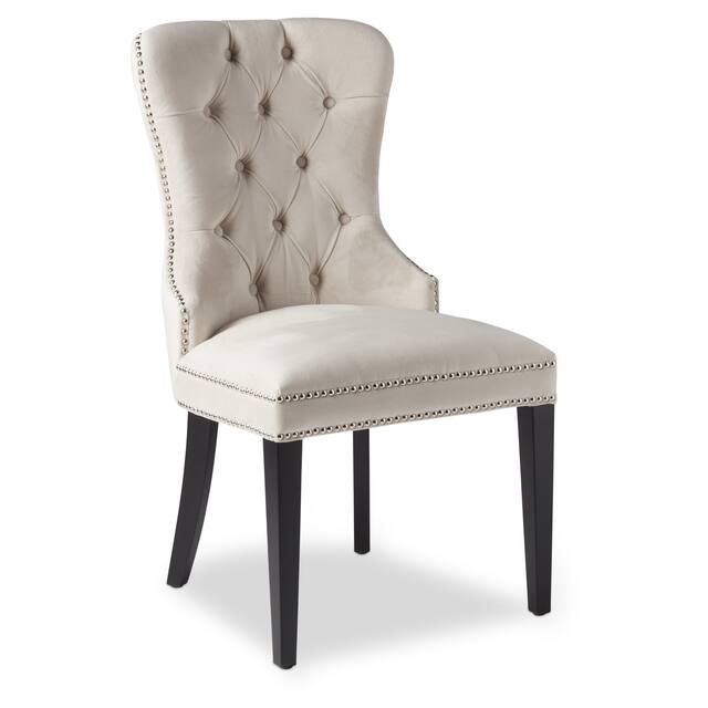 Abbyson Versailles Tufted Velvet Dining Chair