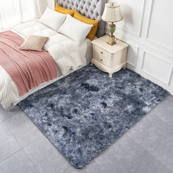Fluffy Bedroom Rugs Indoor Shaggy Plush Area Rug. Opens flyout.