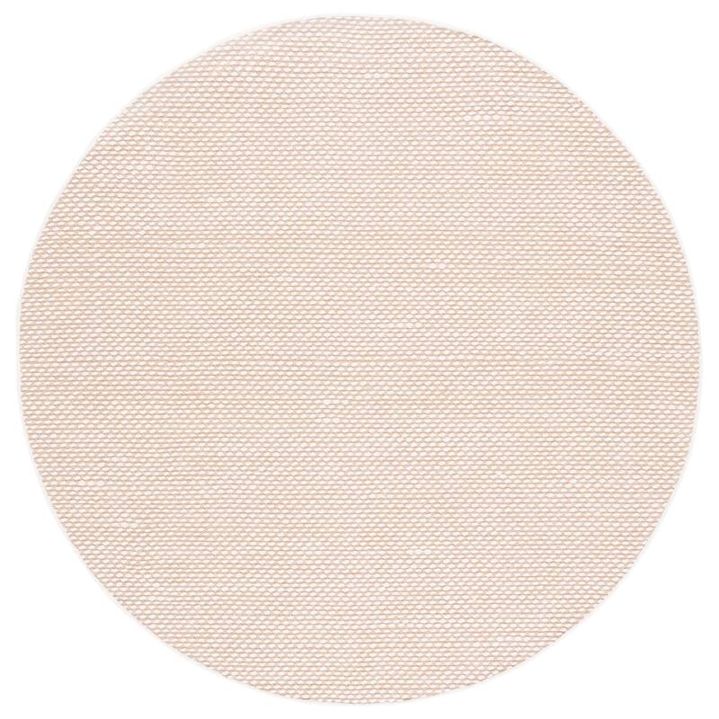 SAFAVIEH Vermont Edythe Wool Rug - 6' Round - Beige