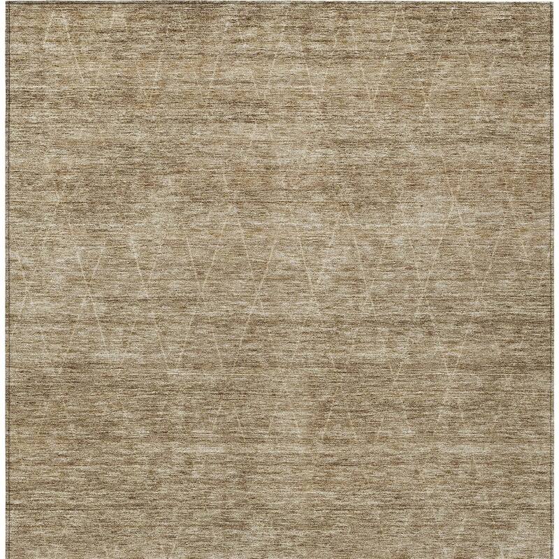 HomeRoots Geometric Transitional Rectangle Outdoor Rug
