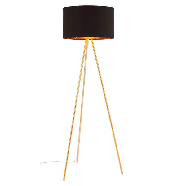 Kirkwall Floor Lamp Black & Gold N/A Bed Bath & Beyond 36712089