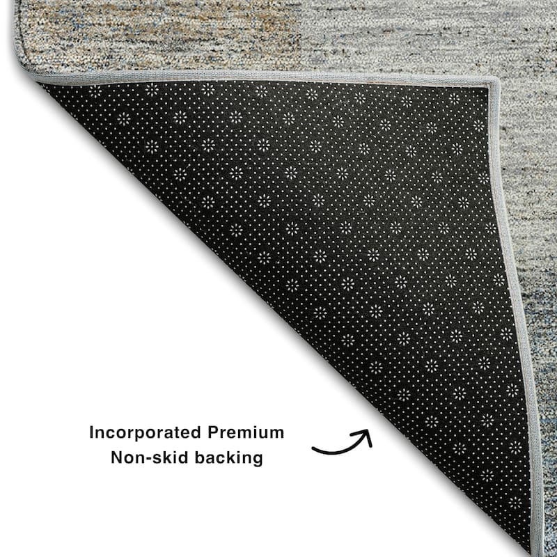 Premium Washable Super Soft Modern Border Mayfield Rug