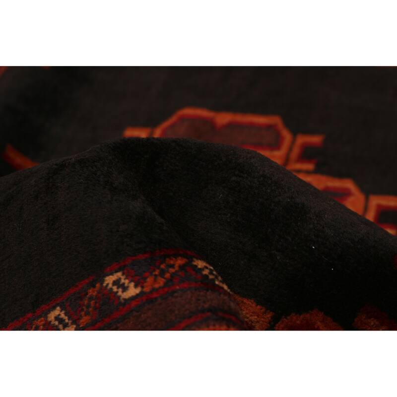 Teimani Black Rug 4'3" x 6'9" - 4'3 x 6'9