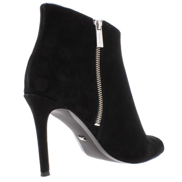 michael kors black suede booties