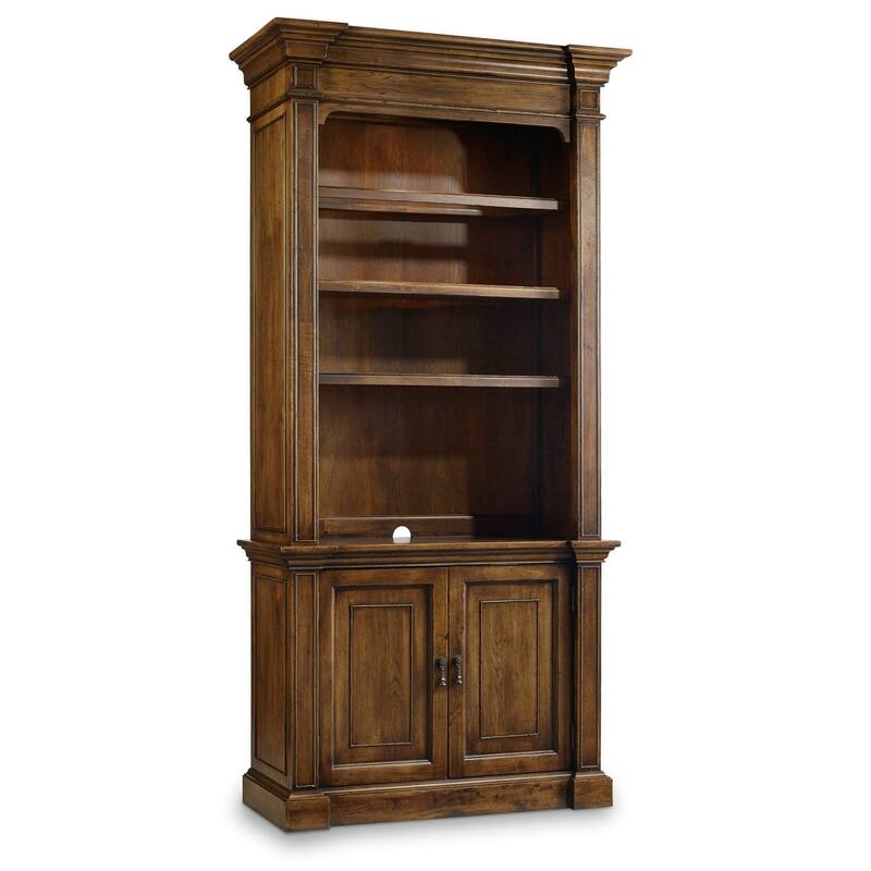 Hooker Furniture Archivist 42" Wide Rubberwood Traditional Style - Pecky Pecan