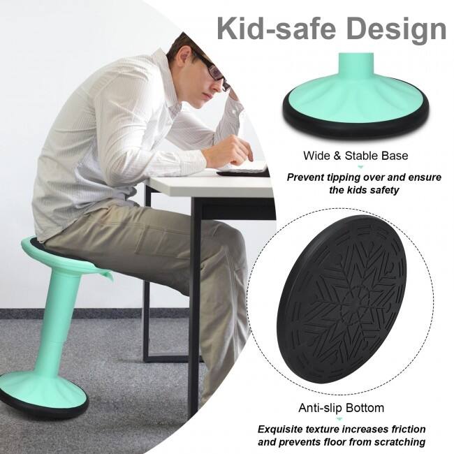 Height Adjustable Active Learning Stool Wobble Chair