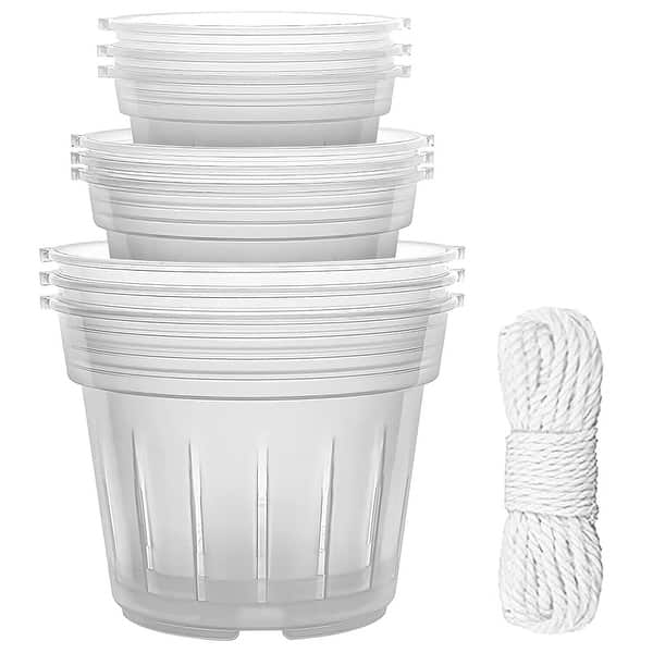 3 gallon planter pot 3 Gallon Plastic Plant Pots - 24 COUNT