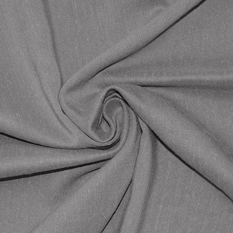 Archaeo Linen Blend Blackout Grommet Top Curtain, Single Panel