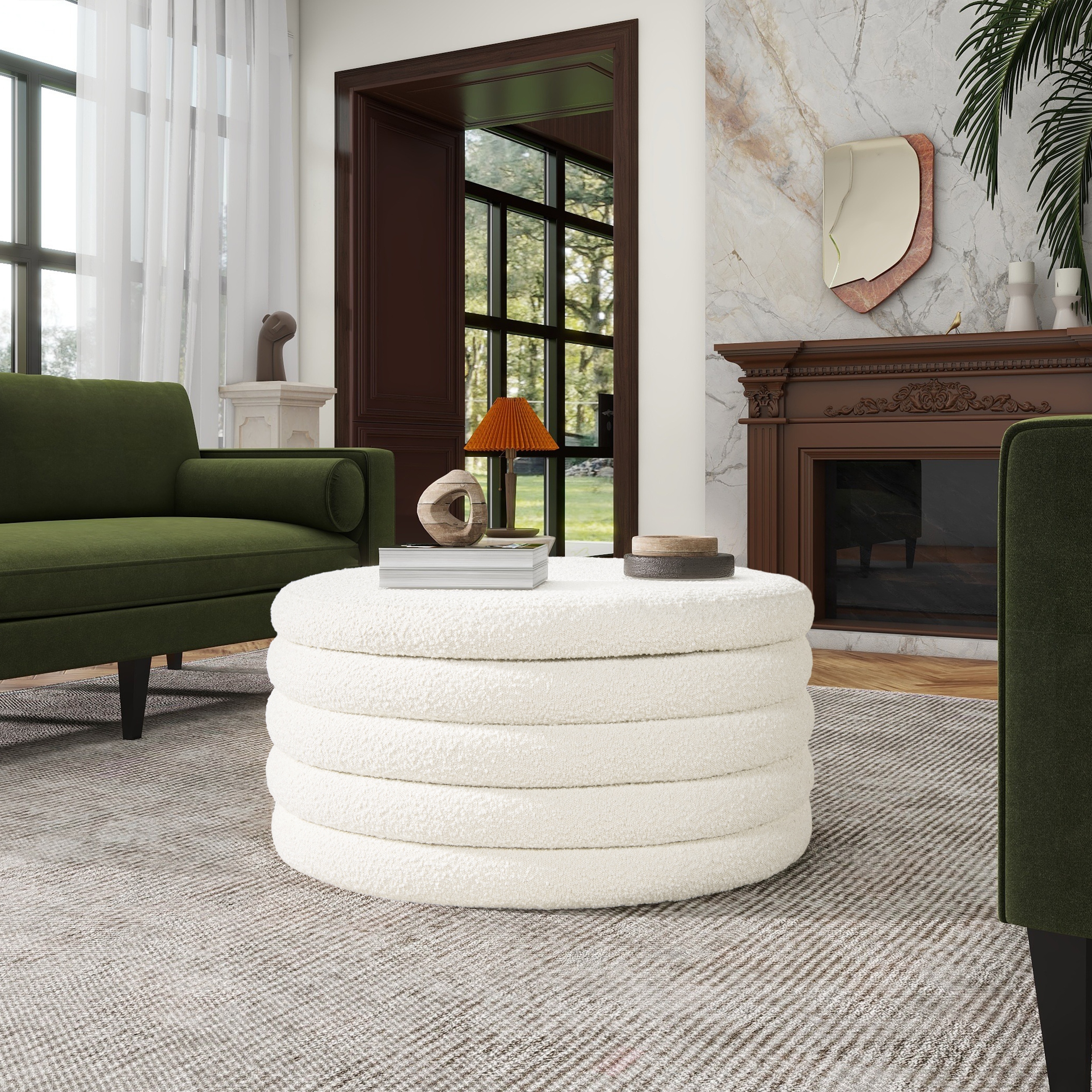 Klaussner tabby oversized on sale chair and ottoman collection
