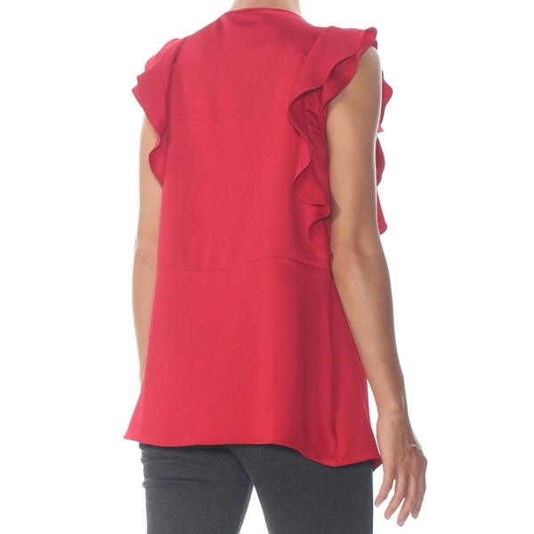 michael kors polo womens red
