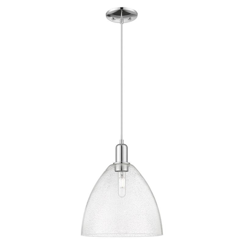 Innovations Lighting Endless Possibilities Arcadia - Bristol - 1 Light 12" Cord Hung Mini Pendant - Polished Chrome/Seedy