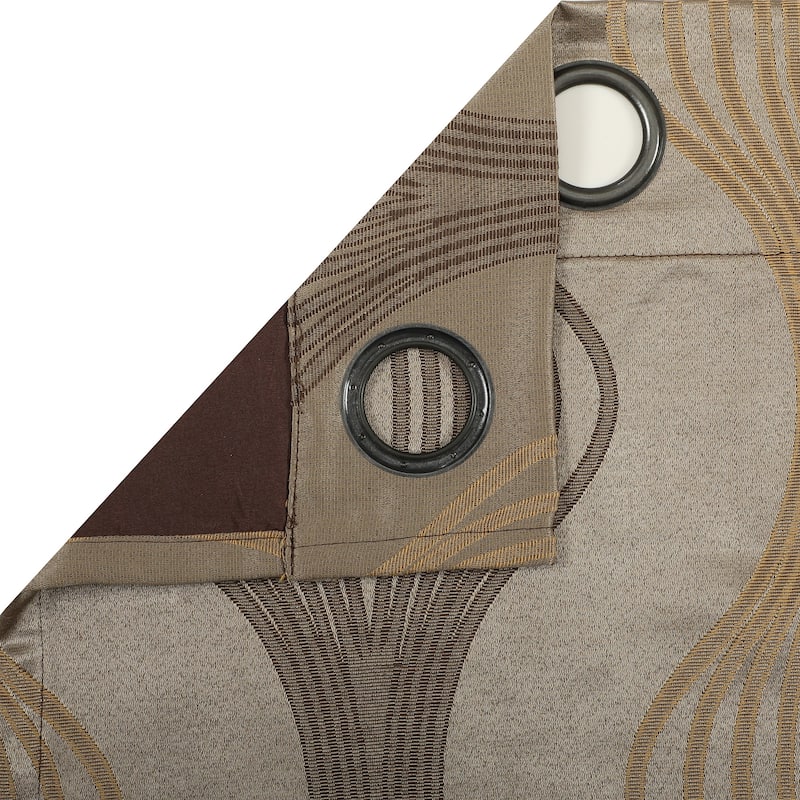 Nanshing Daniella Light Filtering Grommet Curtain Panel Pair - 37" x 84"