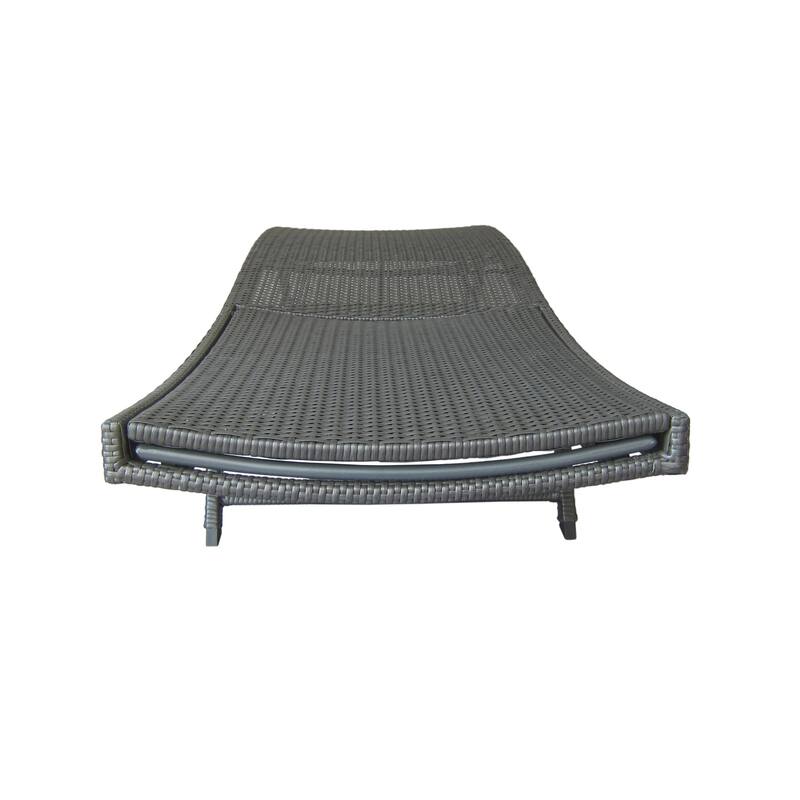 Kauai Outdoor Wicker Chaise Lounge (Set of 2) by Christopher Knight Home - N/A