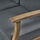 preview thumbnail 10 of 86, Christopher Knight Home - Outdoor Patio Conversation Set, Acacia Wood Frame, Cushions & Slatted Coffee Table