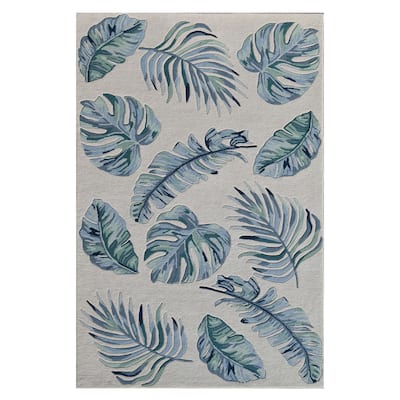 Domani Saunt Hand Tufted Wool Casual & Tropical Area Rug