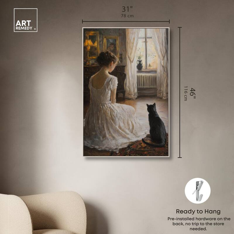 Her Faithful Companion Canvas by Art Remedy