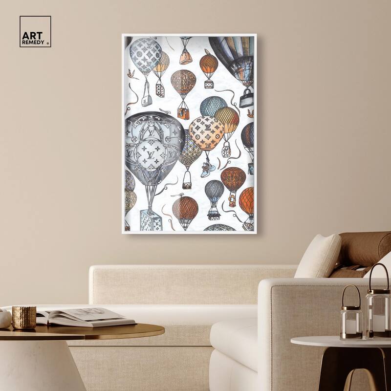 Doll Memories - Fashion Balloons Shadowbox by Art Remedy