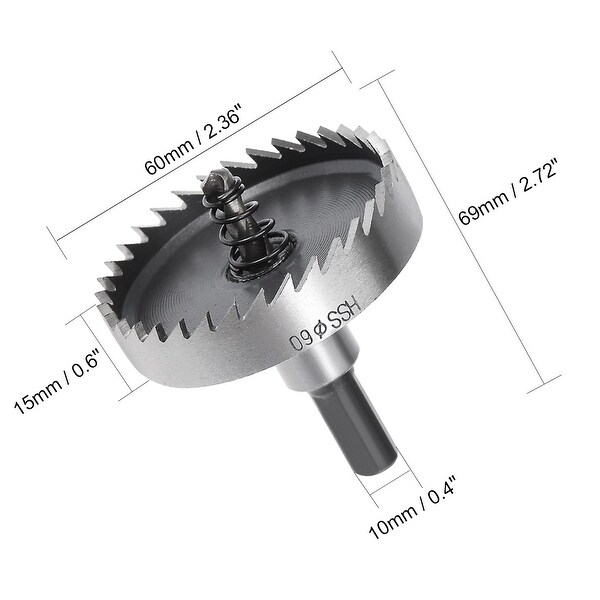 Details about   6pcs/Set Hole Cutting Metal Drill Bit High Speed Steel Saw 3-8mm Grinding B3G1 
