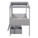 preview thumbnail 6 of 17, Playhouse Design Twin Size Low Loft Wood House Bed with 2 lager Drawers