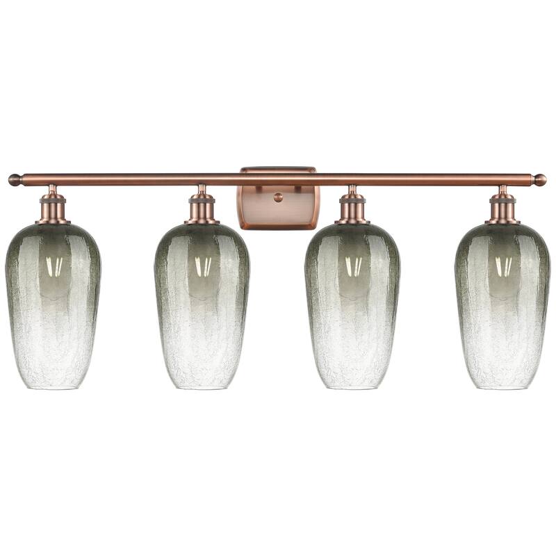 Innovations Lighting Endless Possibilities Ballston - Brookhaven Flute - 4 Light 37" Bath Vanity Light