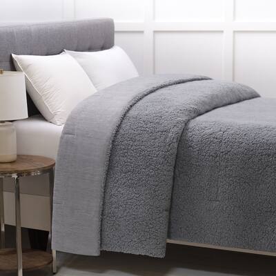 Reversible Space Dyed Cooling Sherpa Blanket T