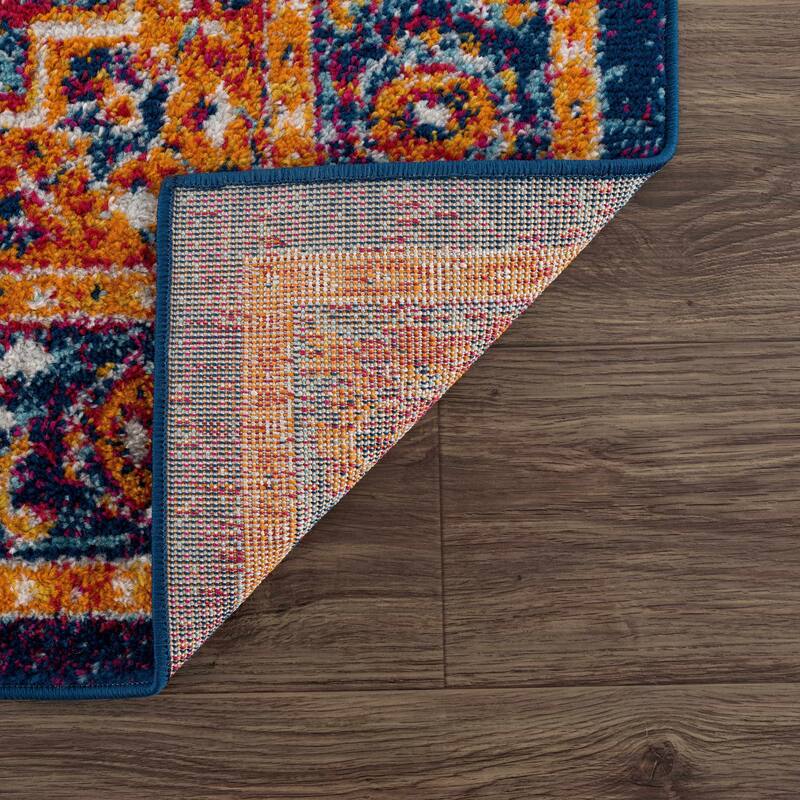 Hauteloom Istanbul Collection Vintage Oriental Traditional Medallion Area Rug