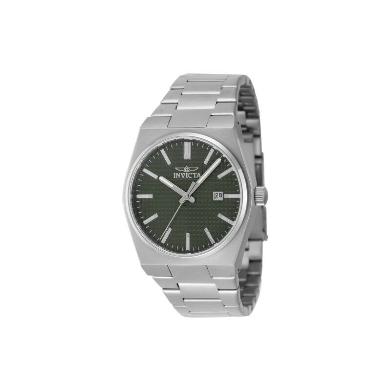 Invicta Men's 48392 Speedway Quartz 3 Hand Green Dial Watch