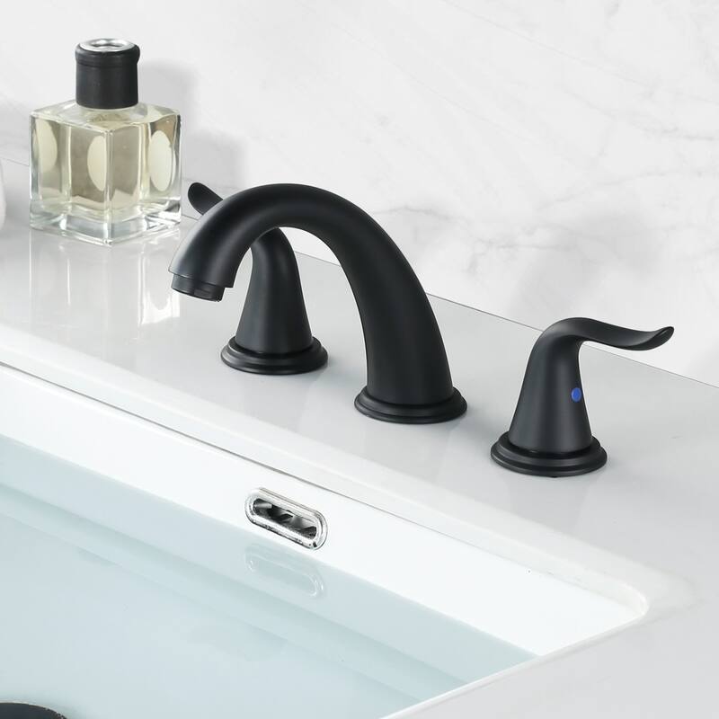 WOWOW Elegant Dual-Handle Bathroom Sink Faucet