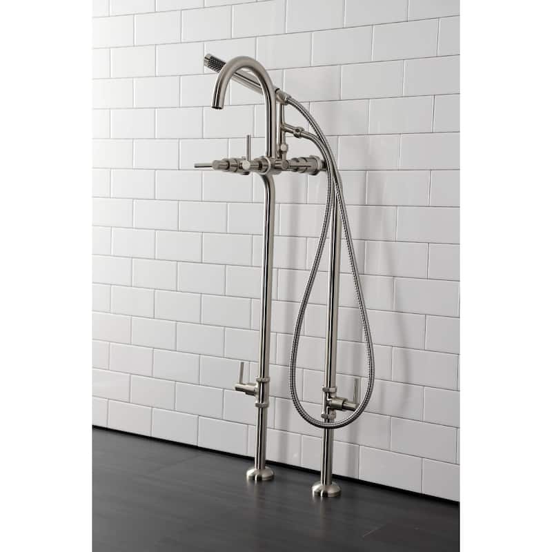 Kingston Brass Concord Floor Mounted Tub Filler with Built-In Diverter