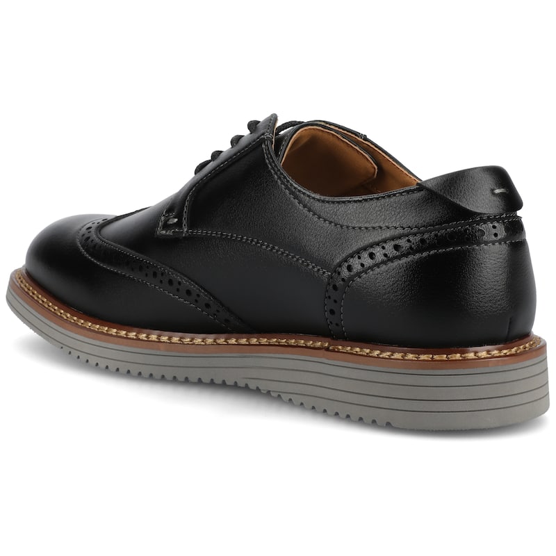 Vance Mens Lorenzo Wingtip Hybrid Casual Dress Shoe