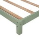 preview thumbnail 58 of 70, Wooden Platform Bed with Wood Slat Support, Modern Solid Wood Kids Bed Frame with House-shaped Headboard, No Box Spring Needed