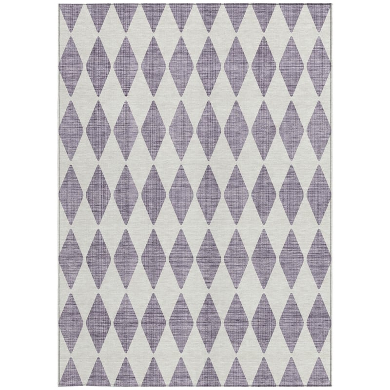 HomeRoots Geometric Transitional Rectangle Outdoor Rug