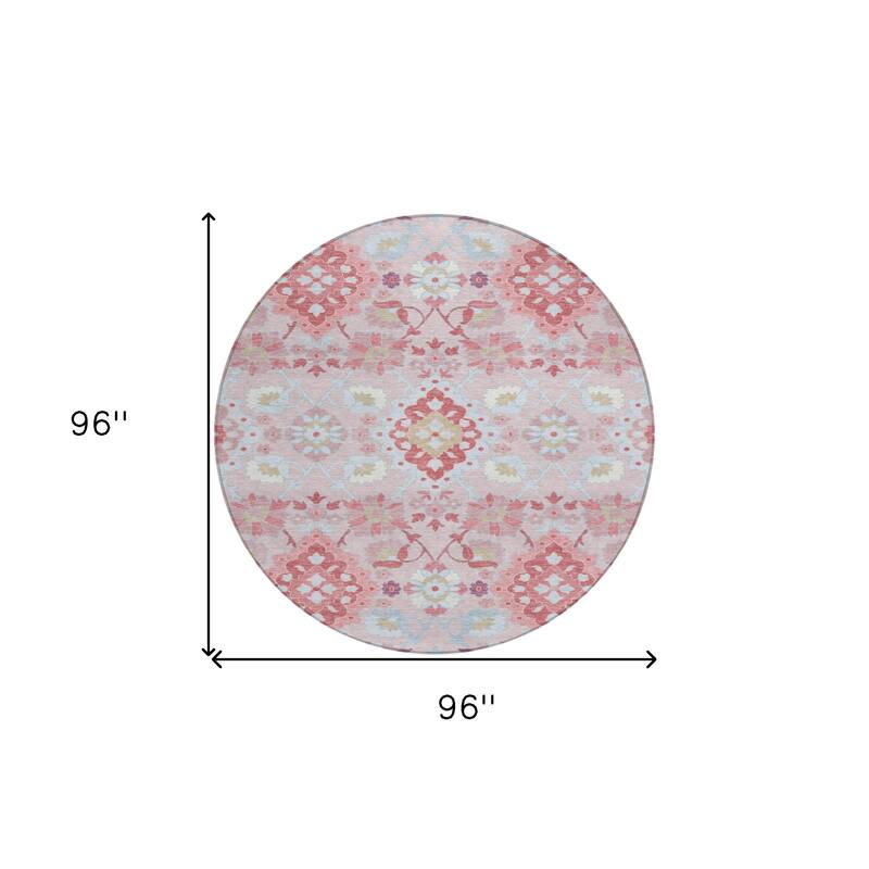 HomeRoots Oriental Traditional Rectangle Outdoor Rug